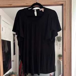 Philosophy Black Blouse Size XXL